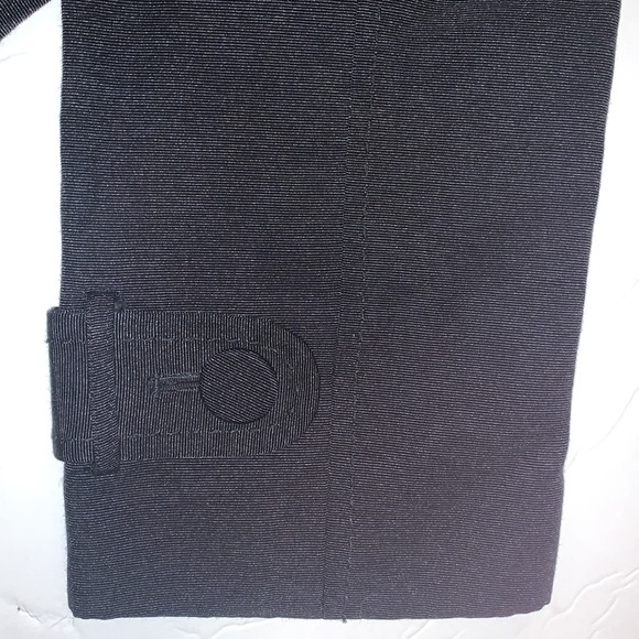 Worthington size S black Vintage button up 3/4 sleeve A-line dress coat jacket - Picture 14 of 16